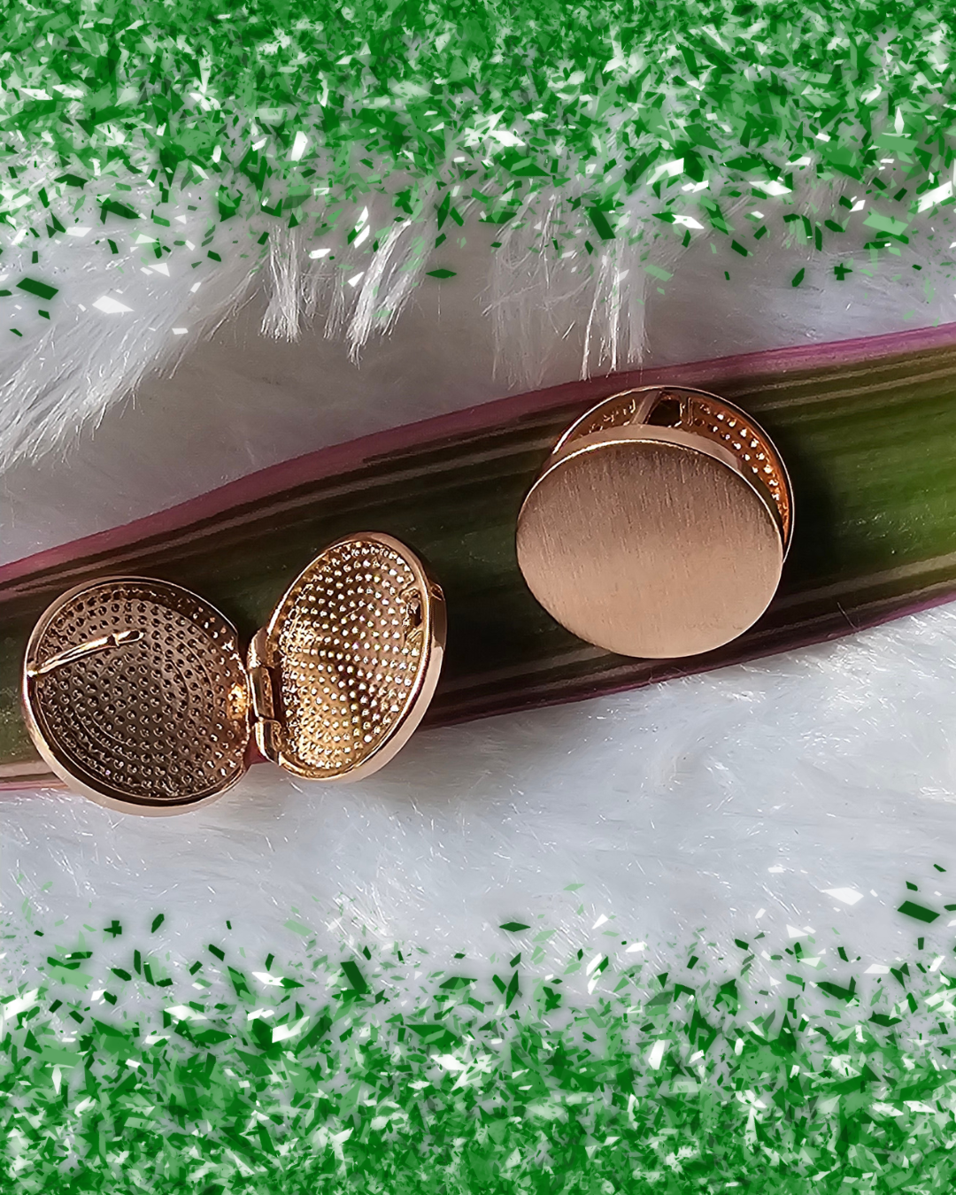 Minimalist Matte Gold Stud Earrings